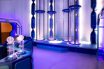 Tube lobby background