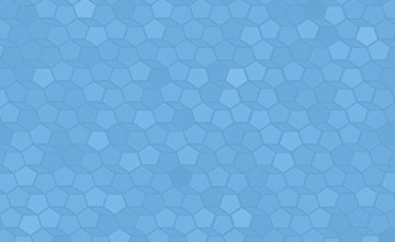 Blue pentagons background
